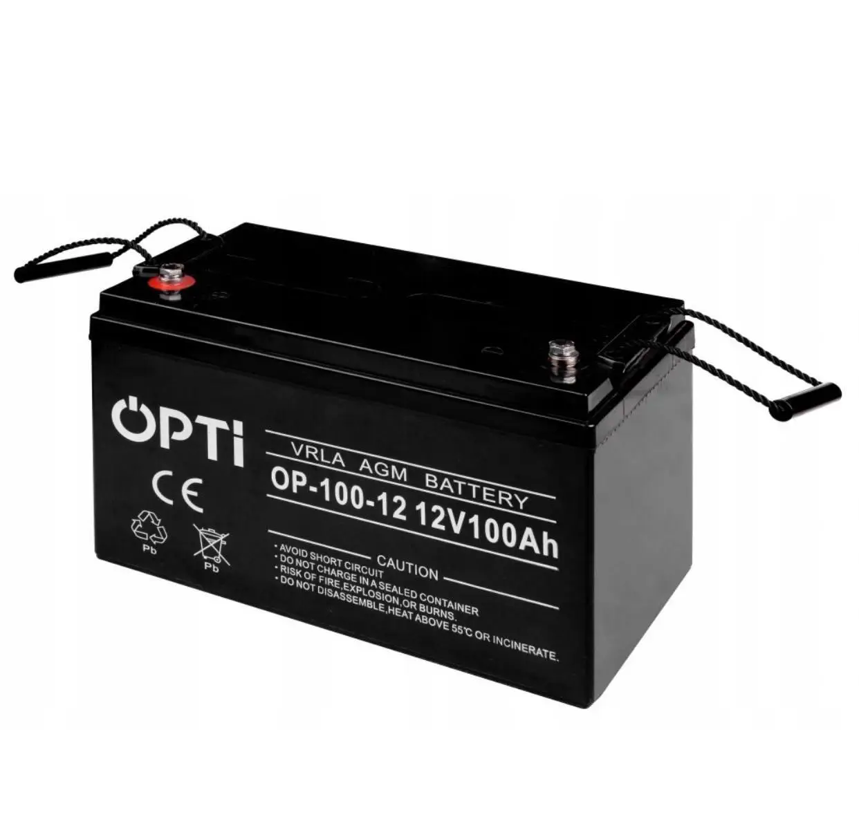 Акумулятор гелевий OPTI AGM 100 Ah 12 V
